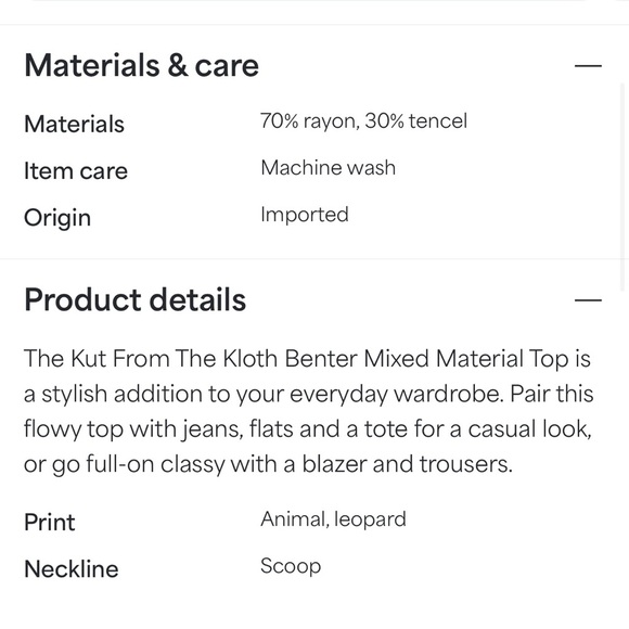 Kut from the Kloth Gray and White Leopard Print Sweater - Picture 5 of 8